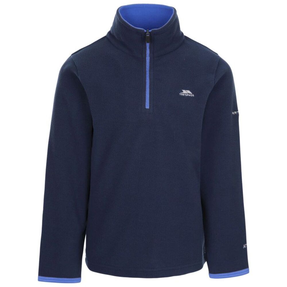 Trespass Boys Etto Airtrap Microfleece / Navy/Blue